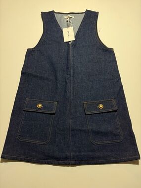 FRAME Denim The Pinafore Dress